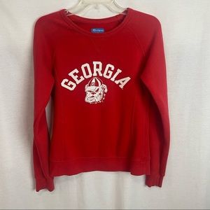 Champion Georgia bulldogs crewneck sweatshirt